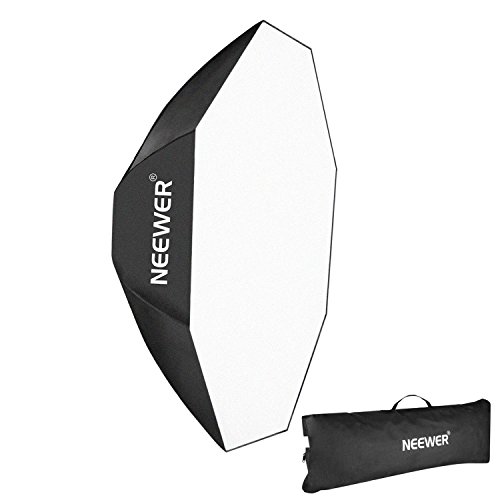 Neewer 24 inches/60 centimeters Octagon Softbox with Bowens Mount Speedring and Bag for Speedlite Studio Flash Monolight,Portrait and Product Photography