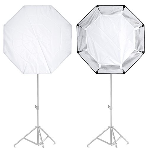 Neewer 24 inches/60 centimeters Octagon Softbox with Bowens Mount Speedring and Bag for Speedlite Studio Flash Monolight,Portrait and Product Photography