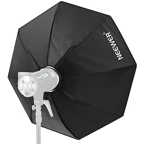 Neewer 24 inches/60 centimeters Octagon Softbox with Bowens Mount Speedring and Bag for Speedlite Studio Flash Monolight,Portrait and Product Photography