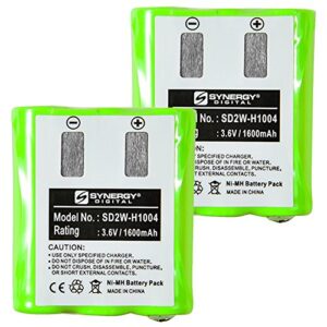synergy digital 2-way radio battery, compatible with motorola kebt-650 2-way radio battery combo-pack includes: 2 x sd2w-h1004 batteries
