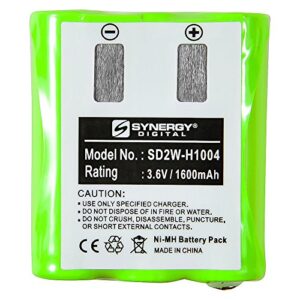 Synergy Digital 2-Way Radio Battery, Compatible with Motorola KEBT-650 2-Way Radio Battery Combo-Pack includes: 2 x SD2W-H1004 Batteries