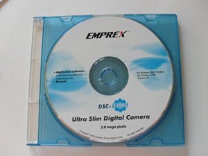 emprex ultra slim digital camera (one disc)