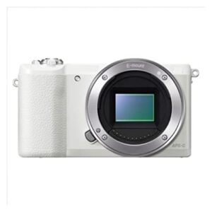 camera a6000 mirrorless digital camera body only silver ilce-6000-24.3mp -full hd video digital camera (color : w)
