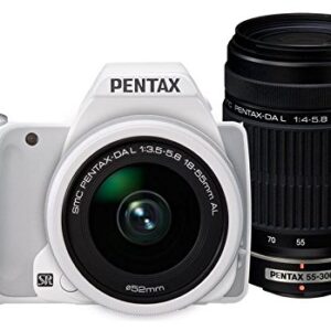 Pentax K-S1 SLR Lens Kit with DA L 18-55 mm and DA L 55-300 mm (White)