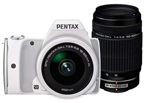 Pentax K-S1 SLR Lens Kit with DA L 18-55 mm and DA L 55-300 mm (White)