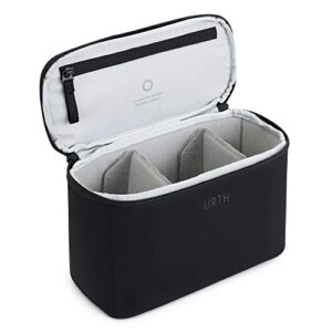 Urth Arkose Camera Insert Bag – for DSLR Camera and Lens, Weatherproof + Recycled (Black)