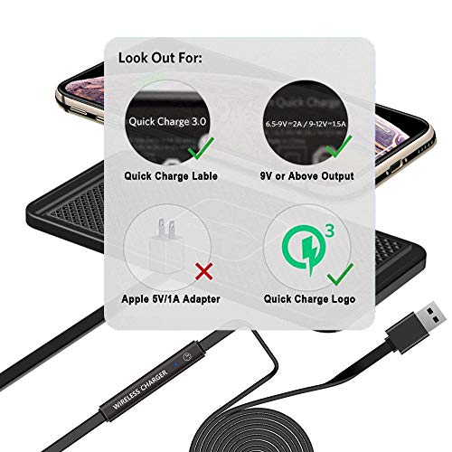 Wireless Car Charger DIY Charging Pad Fast 15W 10W 7.5W Quick Charge Adapter for iPhone 14 13 12 Mini 11 Pro Max 8 Plus X XR Xs Airpods LG Samsung Note 10 Galaxy Buds S9 S10 S20 S21 S22 Android Phones