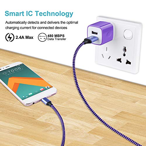 Fast USB C Charger, Type C Wall Charger for Samsung Galaxy A14 5G S20 FE S20+ S21 S22 S23 Ultra A03S A04S A23 A14 5G A13 A53 A32 A12,Power Adapter Charger Block 6ft USB C Charger Cable Fast Charging