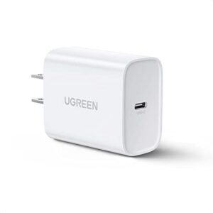 UGREEN 30W USB C Wall Charger - PD Fast Charger USB-C Power Adapter Compatible for MacBook Air, iPhone 14/14 Pro/13 Pro/13 Pro Max, Galaxy S22 Ultra/S21/S20, iPad Mini/Pro, Pixel 6, Airpods