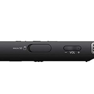 Sony Voice Recorder ICD-PX Series with Built-in Mic and USB, microSD Card Slot Up to 32 GB to Expand Memory, Adjustable Microphone Range, Includes A NeeGo Lavalier Lapel Mic