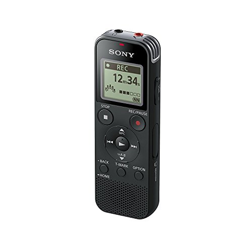 Sony Voice Recorder ICD-PX Series with Built-in Mic and USB, microSD Card Slot Up to 32 GB to Expand Memory, Adjustable Microphone Range, Includes A NeeGo Lavalier Lapel Mic