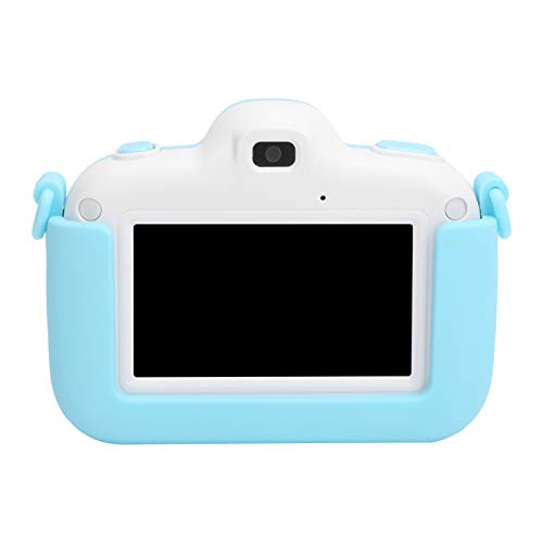 Children Digital Camera, Full HD Digital Camera 2.8in Touch Display Screen Video Camera Toy Gifts for Girls/Boys, 32GB Memory Card (Blue)