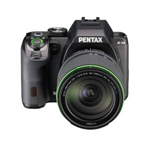pentax k-s2 slr lens kit w/18-135mm wr 20 mp weatherized wi-fi/nfc enabled slr camera, black