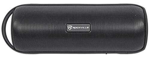 Rockville RPB25 40 Watt Portable/Outdoor Bluetooth Speaker w/USB+SD+Aux In+FM, Black, Small