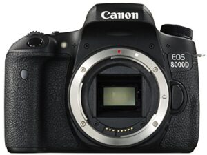 canon dslr camera eos 8000d body 24.2 million pixels eos8000d [international version, no warranty]