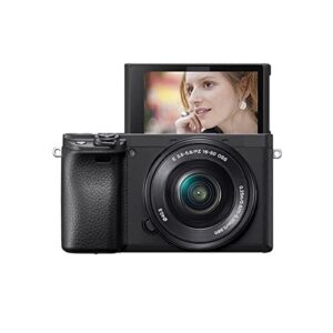 Camera Camera A6400 E-Mount Mirrorless Camera Digital Camera with - Lens Compact Camera Professional Photography Digital Camera (Color : All)