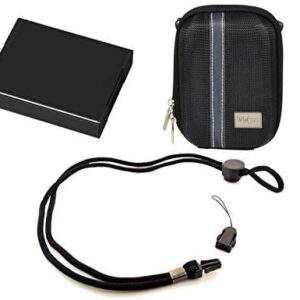 Stuff I Need Package for Olympus Stylus VH-410 Digital Camera - Includes: Li-50B High Capacity Replacement Battery + Deluxe Hard Shell Padded Case + Neck Strap