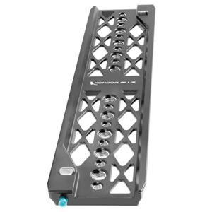 kondor blue 12″ arri lightweight dovetail plate, space gray