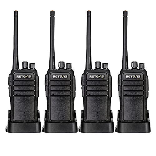 Case of 4,Retevis RT21 Walkie Talkies Adults Rechargeable, Two Way Radios Long Range,16 Channels VOX Hands Free Emergency 2-Way Radio for Family and Small Organization Business