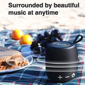 Sanag Portable Bluetooth Speaker, Bluetooth 5.0 Dual Pairing Loud Wireless Mini Speaker,360 HD Surround Sound & Rich Stereo Bass 24H Playtime IP67 Waterproof for Travel Outdoors Home and Party