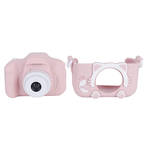 Children Camera, 40MP Cartoon Cat Photograph Camera, Toddler Camera, Multifunction Video Camera, Children Camera, Digital Video Camera, Birthday Gift for Children(Pink)