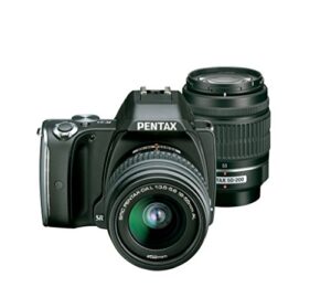 pentax k-s1 slr lens kit with da l 18-55 mm and da l 50-200 mm (black)