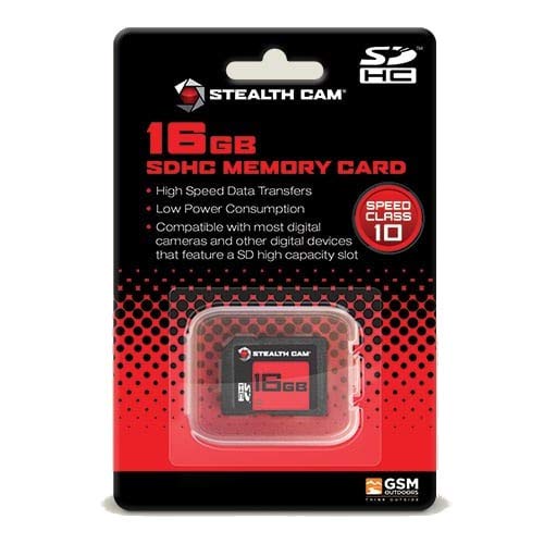 Stealth Cam 16GB Secured Digital Card, Single Pack