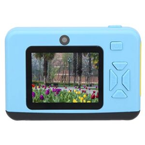 salalis 20mp hd kids cartoon camera rechargeable children digital camera toy 2.0in ips display video recording camera gift (blue)