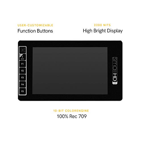 SmallHD 703 Ultrabright On-Camera Monitor with 7-Inch LCD 1920x1080 Display, 2200 Nits Brightness, 3G-SDI/HDMI