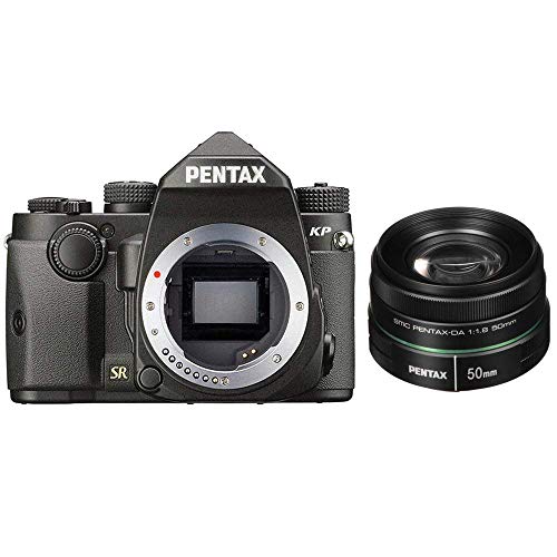 Pentax KP DSLR Camera (KP Black, w/Pentax 50mm Lens)