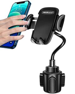 weguard cup holder phone mount, no shaking cup phone holder for car rock solid car phone holder mount for cars, trucks, suvs etc, compatible with iphone 14 13 plus pro max samsung all 4-7” phones