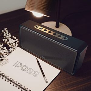 DOSS Bluetooth Speaker, SoundBox XL Home Speaker with Subwoofer, 32W Loud Sound with Booming Bass, DSP Technology, Wireless Stereo Pairing,10H Playtime, Speaker for Home, Indoor, and Office