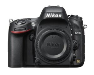 nikon d610 digital slr camera (body only) 24.3mp fx-format cmos sensor dslr camera