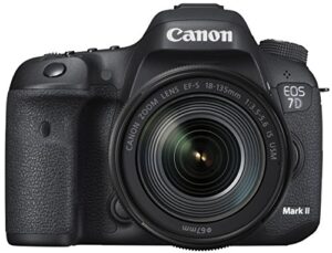 canon digital camera eos 7d markii + lens kit ef-s18-135mmf3.5-5.6 isusm wi-fi adapter w-e1 eos7dmk2lkw-e1(japan import-no warranty)