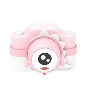 qsyy children’s camera toy 32 million pixels 1080p high-definition video dual lens, 2 inch ips eye protection screen, 3-10 year old girl boy digital camera gift, with 32gb sd card,pink