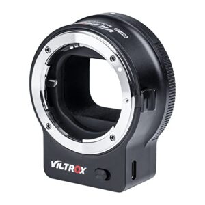 viltrox nf-z auto focus ring mount adapter, nikon f-mount to z-mount camera z7ii z7 z50 z6ii z6 z5 zfc z50 z30, exif transmission vr lens stabilization support