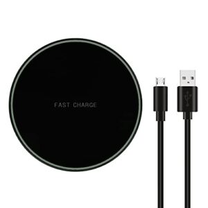 zeejaar wireless charger compatible with samsung galaxy s10 s9 s8 s7 s6 edge note 9 note 8 iphone 11/11 pro / 11 pro max/xs max/xs/xr/x / 8/8 plus fast wireless charging pad, (ojd-31)