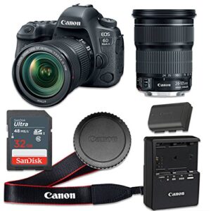 Canon EOS 6D Mark II 26.2 MP CMOS Digital SLR Camera with 3.0-Inch LCD with EF 24-105mm f/3.5-5.6 IS STM Lens - Wi-Fi Enabled (Renewed)