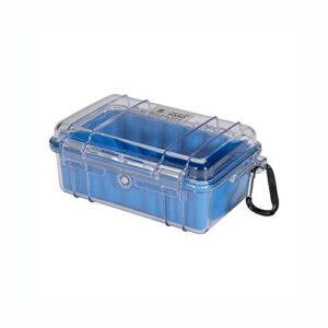 Pelican 1050 Micro Case - for iPhone, GoPro, Camera, and more (Blue/Clear)