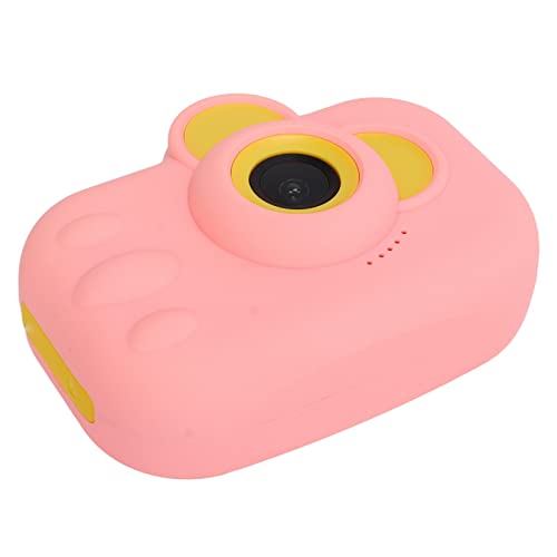 TYTOGE Kids Camera, 12MP Dual Front Rear Lens 1080P Children Digital Video Camera for Girl Boy(Pink)