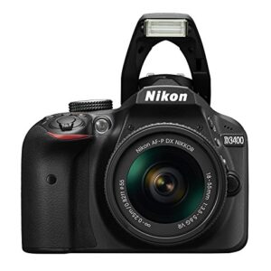 Nikon D3400 DSLR Camera with AF-P DX NIKKOR 18-55mm f/3.5-5.6G VR and AF-P DX NIKKOR 70-300mm f/4.5-6.3G ED (Renewed)