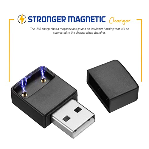 RapidCharge Magnetic USB Portable Charger Fast and Reliable (1-Pack)