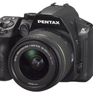 Pentax K30 Digital Camera with 18-55mm AL wr Lens Kit (Black)