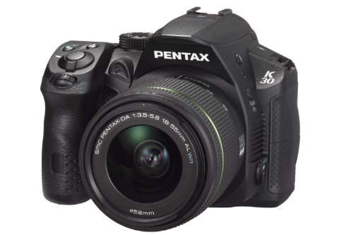 Pentax K30 Digital Camera with 18-55mm AL wr Lens Kit (Black)