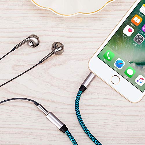 Hftywy AUX Extension Cable 20FT 3.5mm Male to Female Stereo Audio Extension Cable Headphone Extension Cable Compatible for iPhone, iPad, Smartphones, Tablets, Media Players