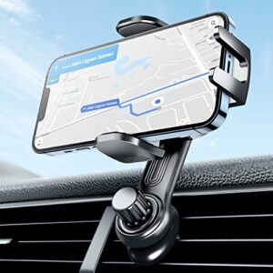 esamcore car vent phone mount, car phone holder mount with swing arm air vent clip car mount cell phone holder car for iphone 12/13 pro max & all 4.7″ – 6.9″ android smartphone