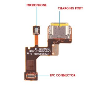 Dock Connector for LG Stylo 6 USB Charging Port Flex Cable Replacement for LG Stylo 6 Q730 Q730AM Q730TM Q730NM Type C Charger Dock Board Connector