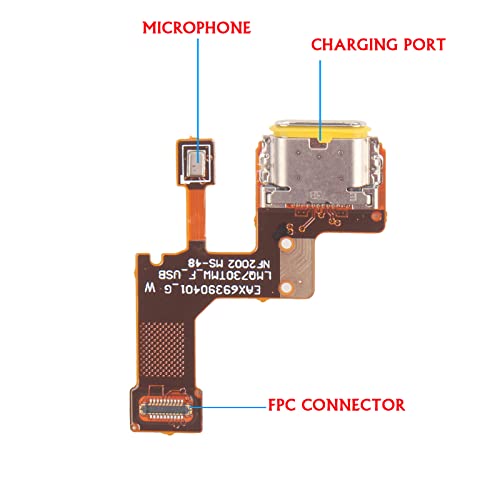 Dock Connector for LG Stylo 6 USB Charging Port Flex Cable Replacement for LG Stylo 6 Q730 Q730AM Q730TM Q730NM Type C Charger Dock Board Connector