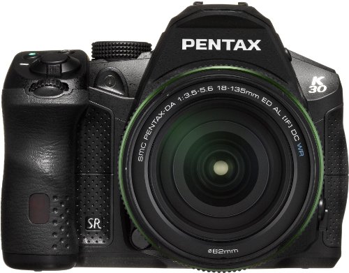 Pentax K-30 16 MP CMOS Digital SLR 18-135 WR Lens Kit Black [International Version, No Warranty]