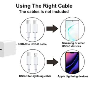 iPhone 14 Charger,USB C Charger,20W PD Fast Charger Adapter, Ultra-Compact USB C Wall Charger for iPhone 14/13/12/11/11 Pro/11 Pro Max/X/XS/XR/8/8 Plus, iPhone SE, iPad Pro and More